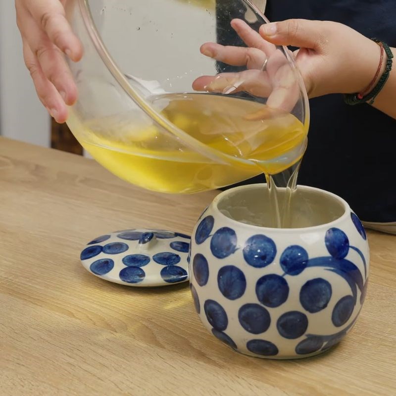 Bước 5 Bảo quản mỡ heo Cách thắng mỡ heo