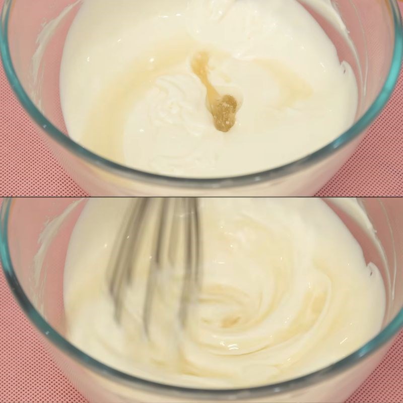 Bước 3 Làm kem cheese Bánh sinh nhật matcha