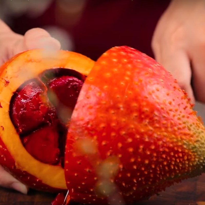 Bước 4 Làm mọc son Canh bóng mọc son