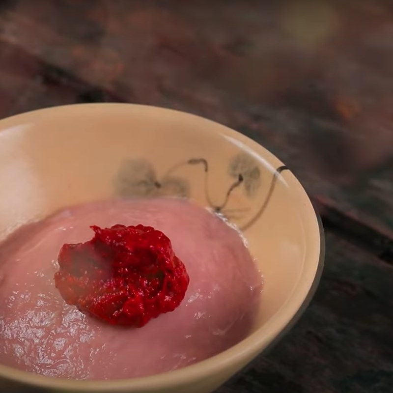 Bước 4 Làm mọc son Canh bóng mọc son