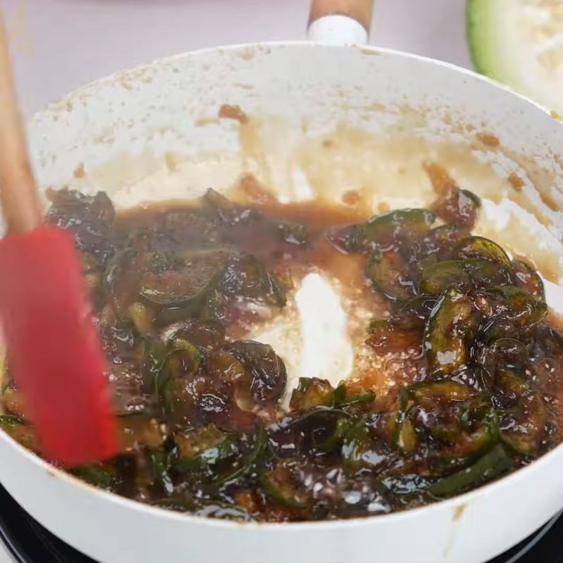 Bước 3 Làm mứt bí đao Hồng trà bí đao