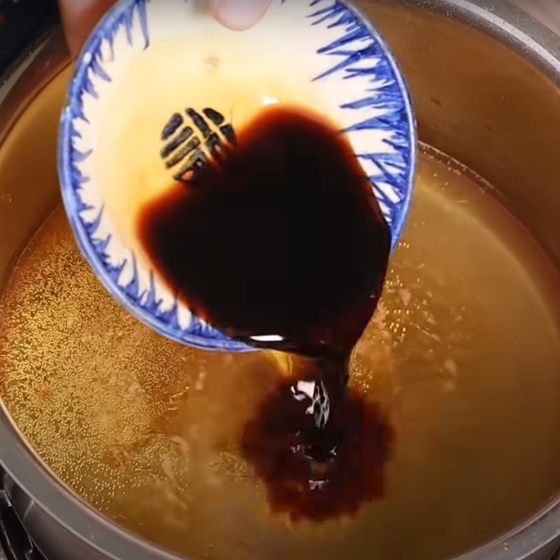 Bước 6 Làm nước tương ăn với bún Bún khô xào chay
