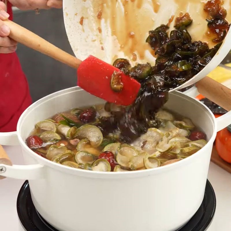 Bước 4 Lọc nước bí đao Hồng trà bí đao