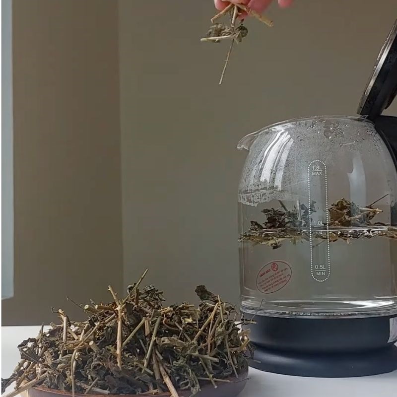 Bước 3 Nấu nước cà gai leo Nước cà gai leo