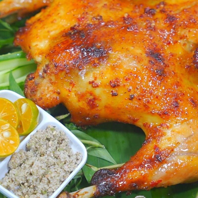 Bước 4 Nướng gà lần 2 Gà tre nướng mật ong