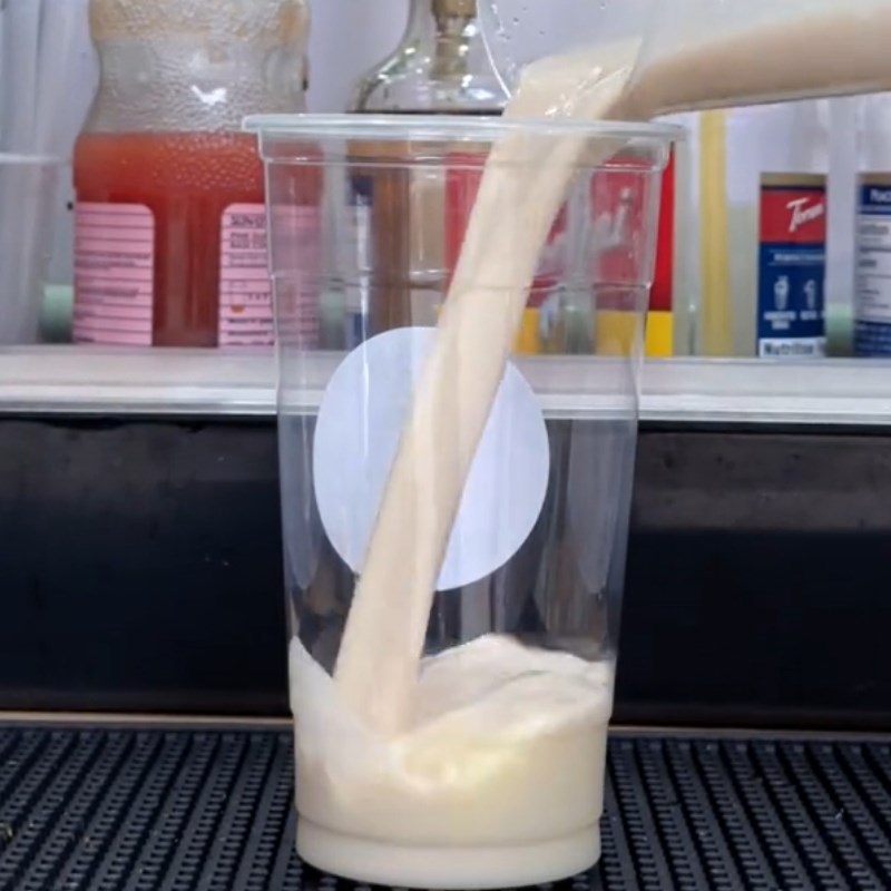 Bước 2 Pha matcha sữa hạt Matcha sữa hạt (matcha oatmilk)