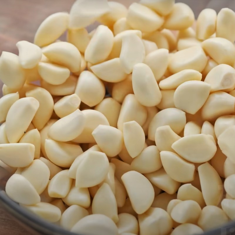 Bước 1 Sơ chế tỏi Tỏi xanh