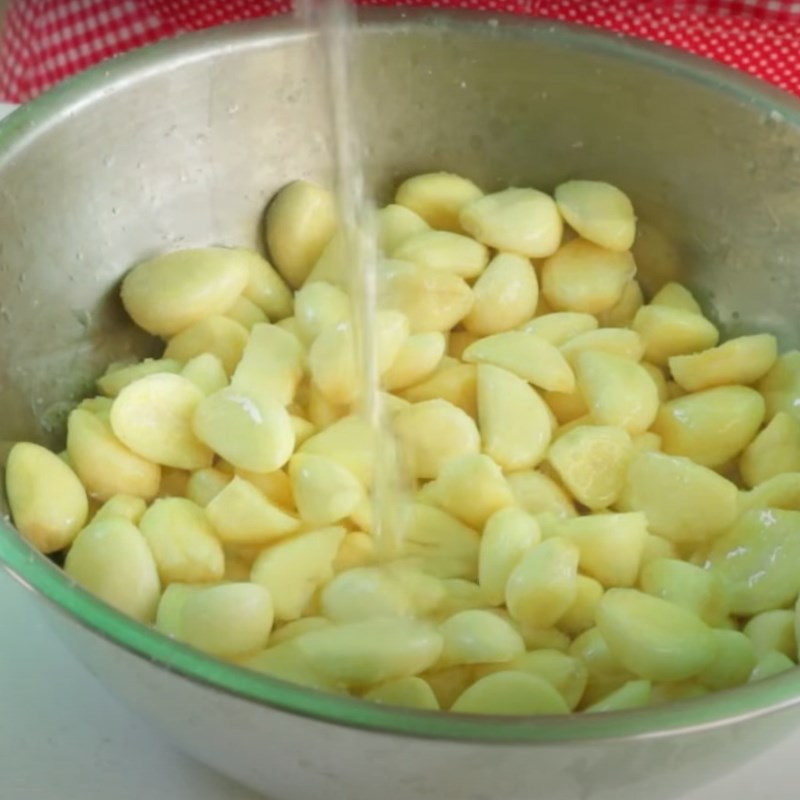 Bước 1 Sơ chế tỏi Tỏi xanh