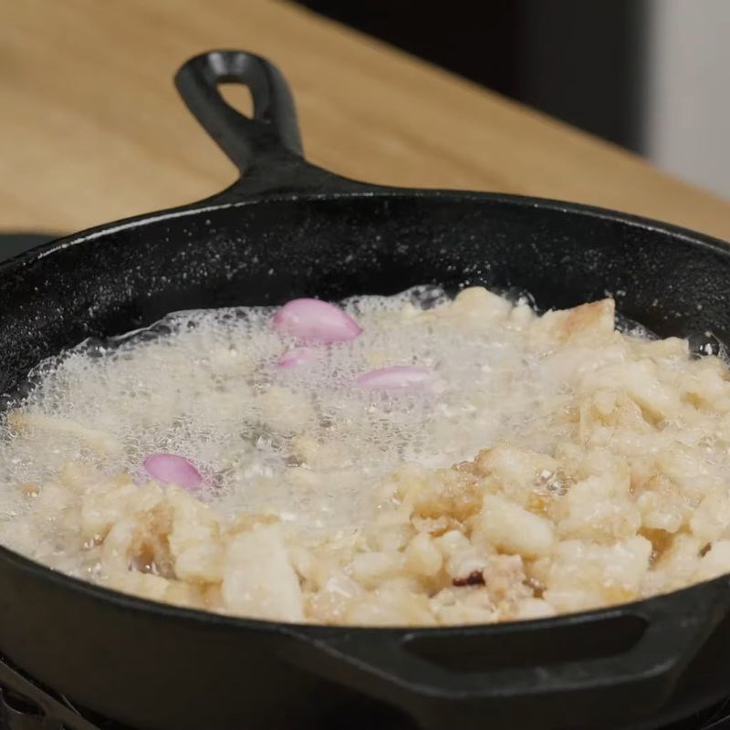 Bước 3 Thắng mỡ Cách thắng mỡ heo