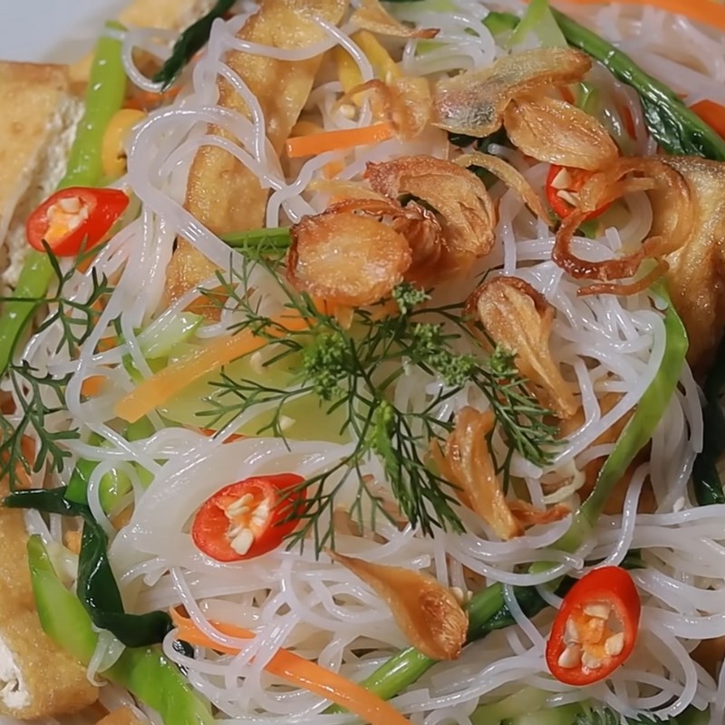 Bước 7 Thành phẩm Bún khô xào chay