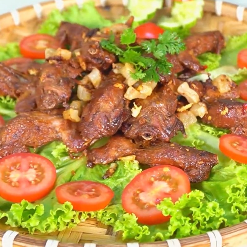 Bước 6 Thành phẩm Chuột chiên nước mắm