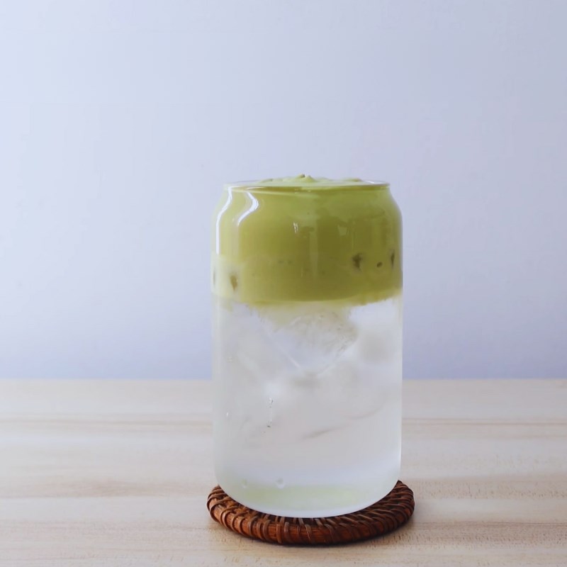 Bước 3 Thành phẩm Coconut matcha (matcha nước dừa)