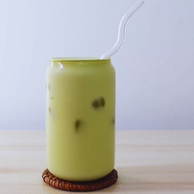 Bước 3 Thành phẩm Coconut matcha (matcha nước dừa)