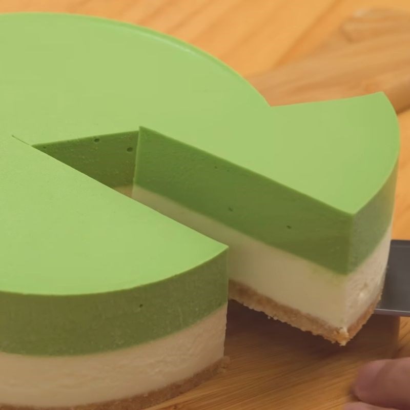 Bước 6 Trang trí bánh Bánh sinh nhật matcha