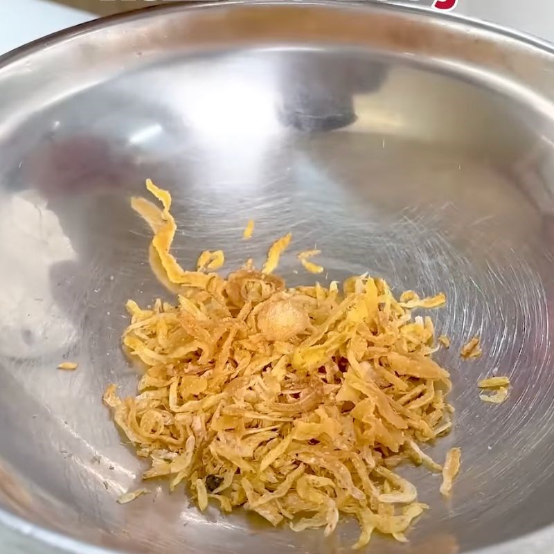 Bước 2 Trộn nhân bánh tráng Bánh tráng phơi sương