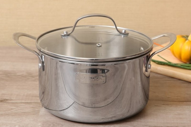 Nồi inox nắp k&iacute;nh 20 cm Elmich Tri-Max 2353733