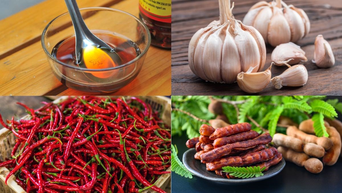 Nguyên liệu món ăn cách làm nước chấm cá nướng