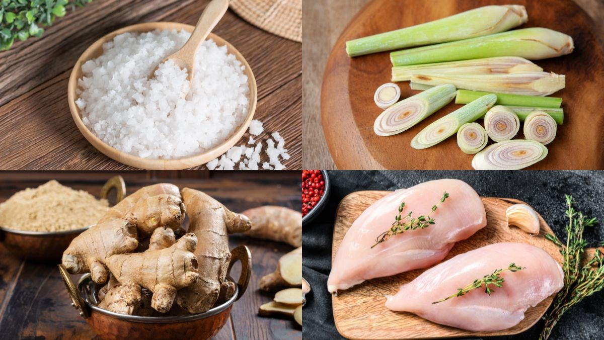 Nguyên liệu món ăn cách luộc ức gà