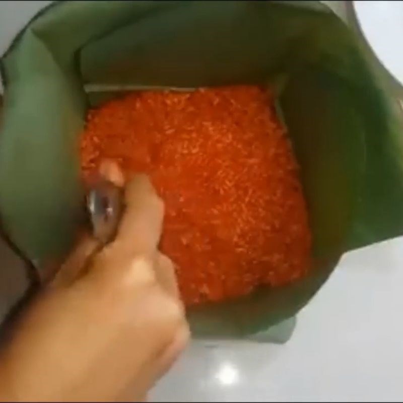 Bước 6 Gói bánh Bánh chưng gấc