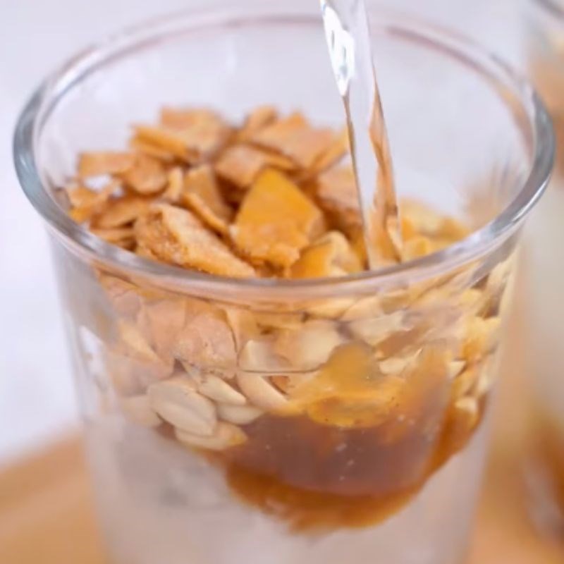 Bước 3 Hoàn thành Đá me đậu phộng dừa khô