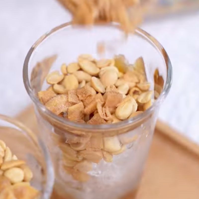 Bước 3 Hoàn thành Đá me đậu phộng dừa khô