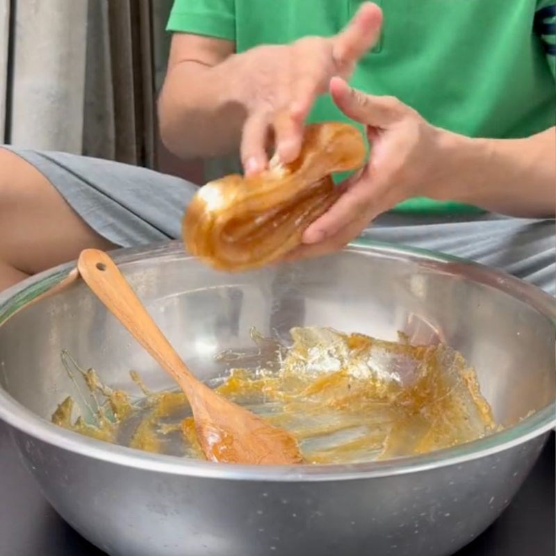 Bước 3 Kéo đường Kẹo cau