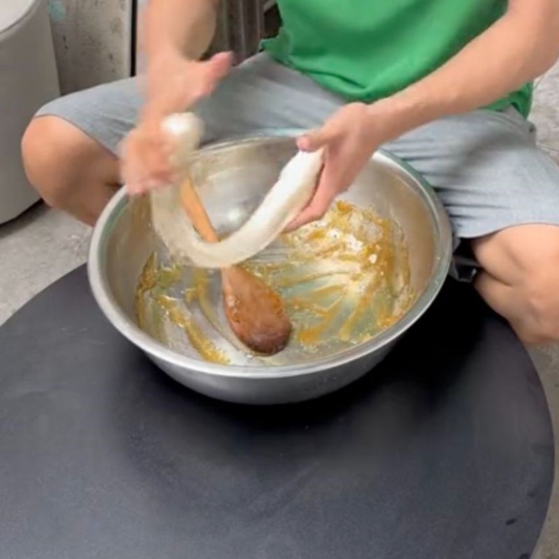 Bước 3 Kéo đường Kẹo cau