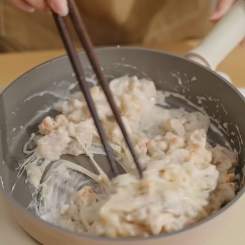 Bước 4 Làm bánh bột lọc lười Bánh bột lọc lười