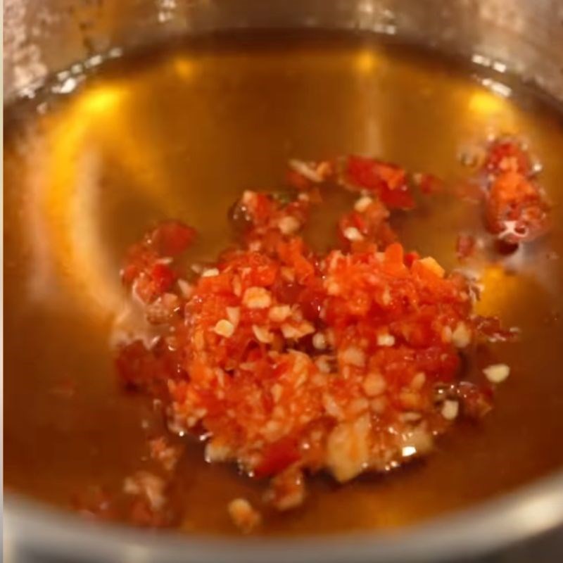 Bước 3 Làm nước ngâm Gân kiệu