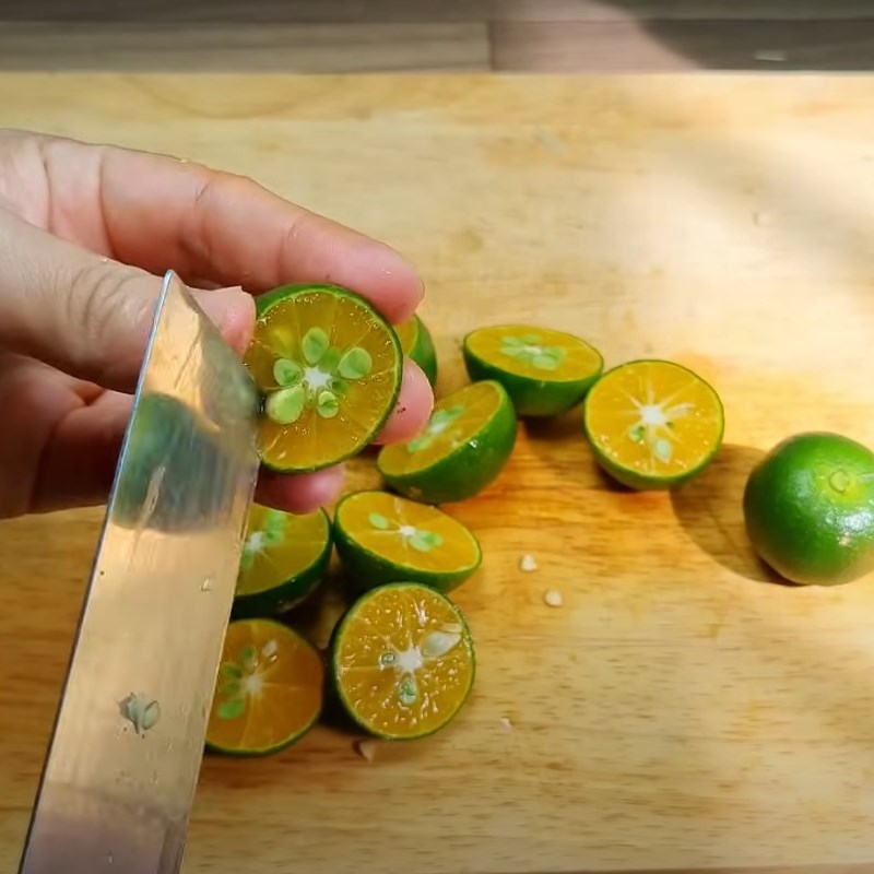 Bước 5 Làm tai heo ngâm sả tắc Tai heo ngâm sả tắc