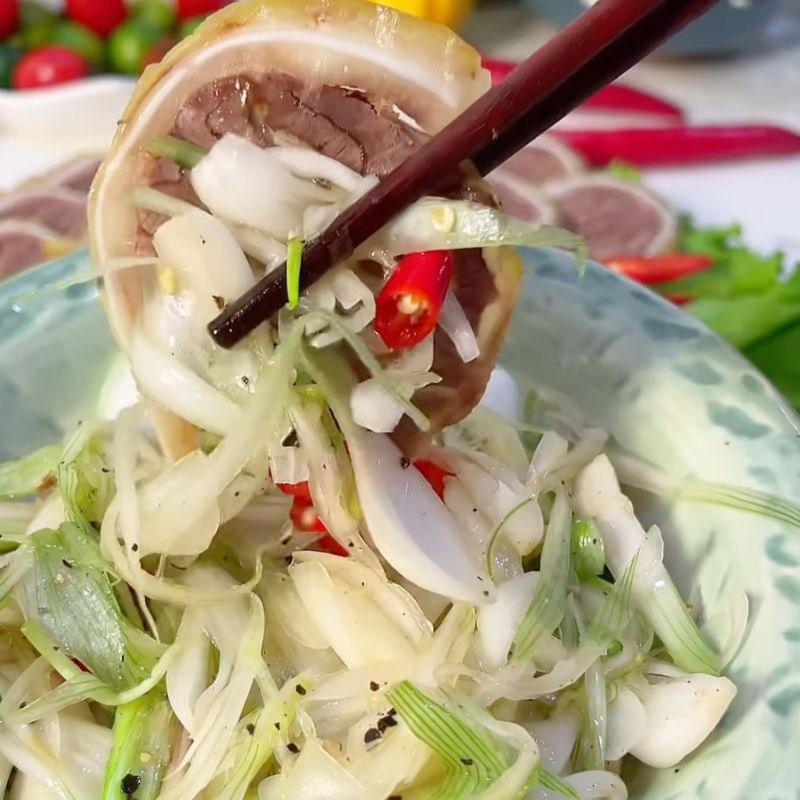 Bước 3 Muối củ kiệu Hành muối xổi