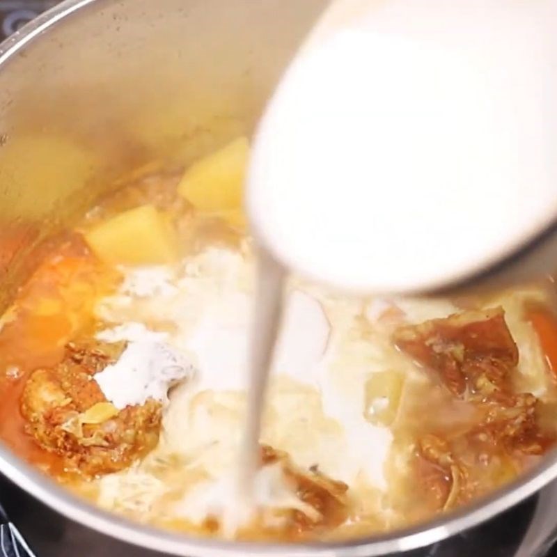 Bước 4 Nấu cà ri thỏ Cà ri thỏ