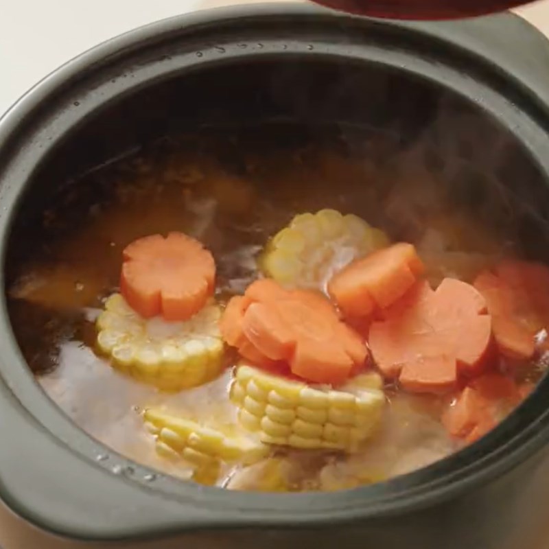 Bước 3 Nấu gà hầm hạt dẻ Gà hầm hạt dẻ