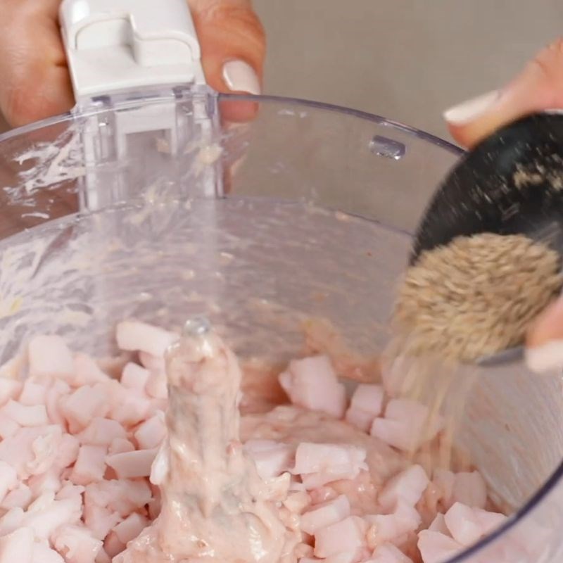 Bước 5 Quết chả Chả mỡ