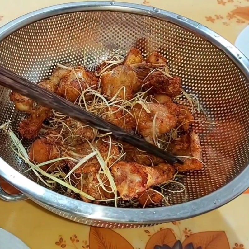 Bước 4 Rang muối Thỏ rang muối