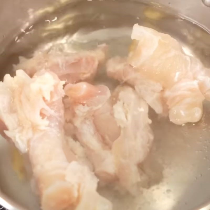 Bước 1 Sơ chế gân bò Gân kiệu