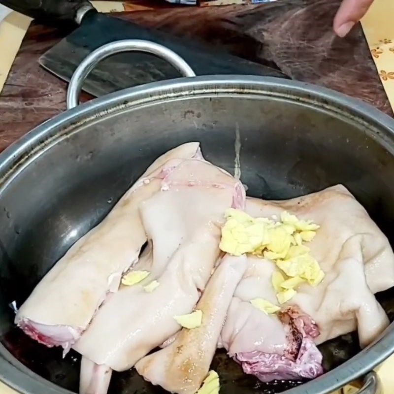 Bước 1 Sơ chế thỏ Thỏ rang muối