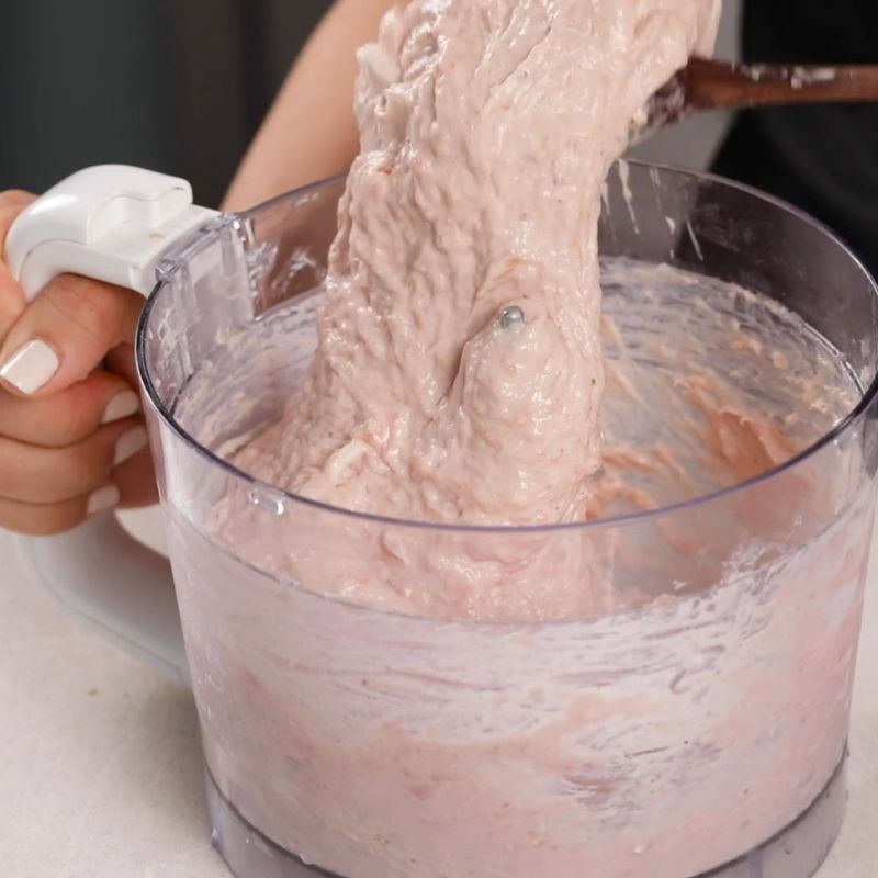 Bước 6 Tạo hình cho miếng chả Chả mỡ