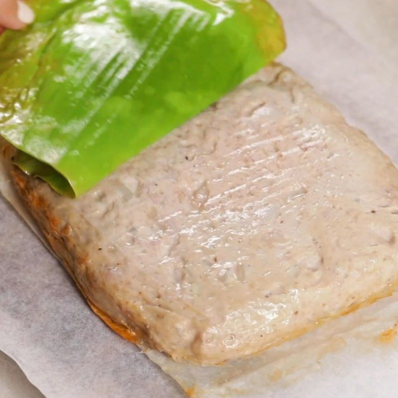 Bước 8 Tạo màu cho chả Chả mỡ