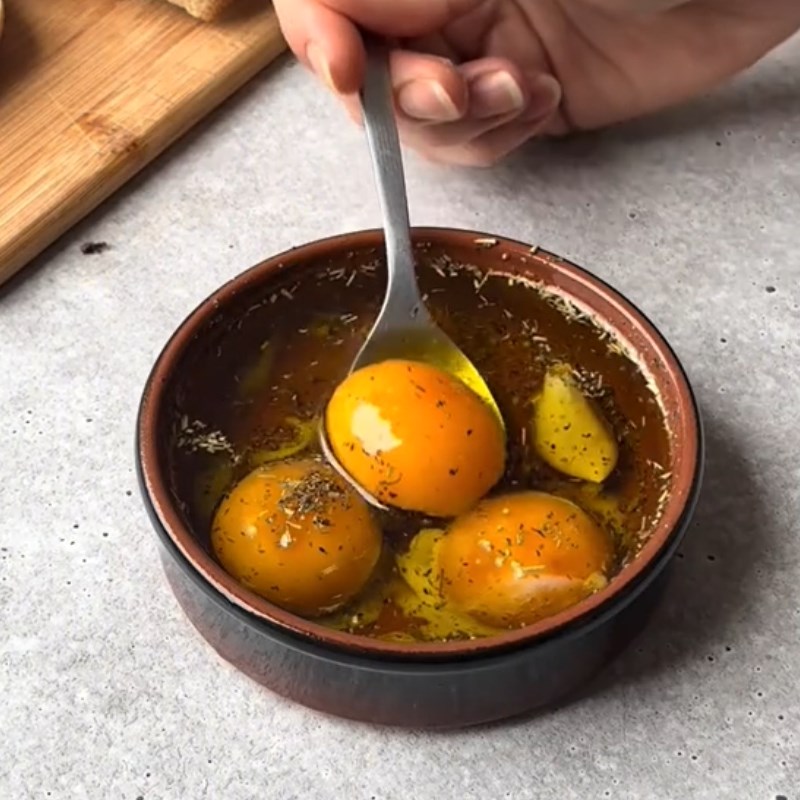 Bước 3 Thưởng thức Trứng confit
