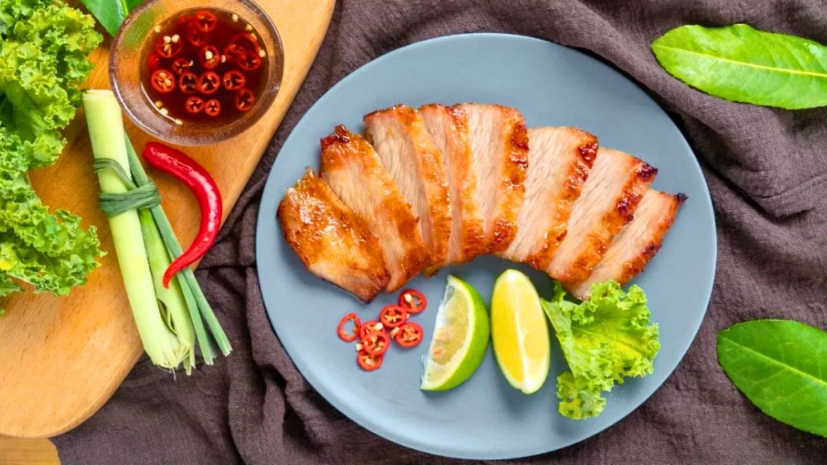 Nọng heo nướng chao