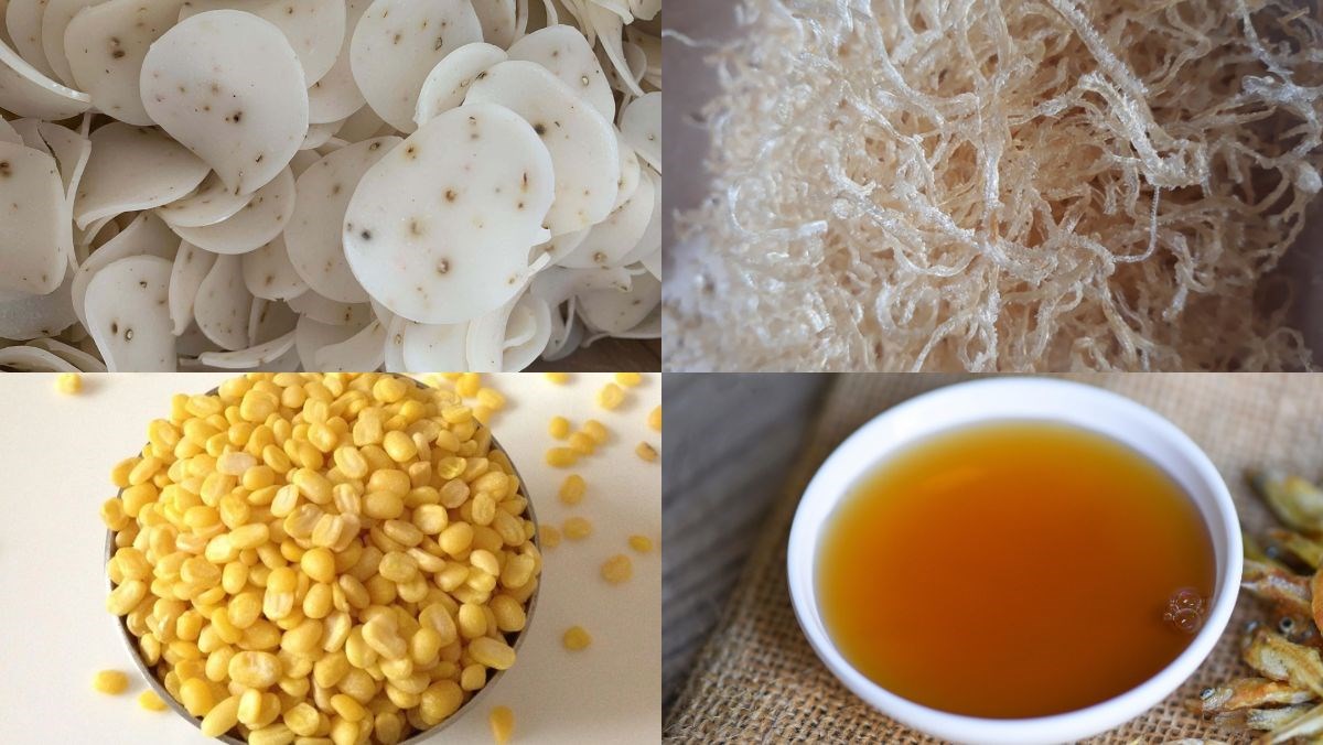 Nguyên liệu món ăn bánh bèo bì