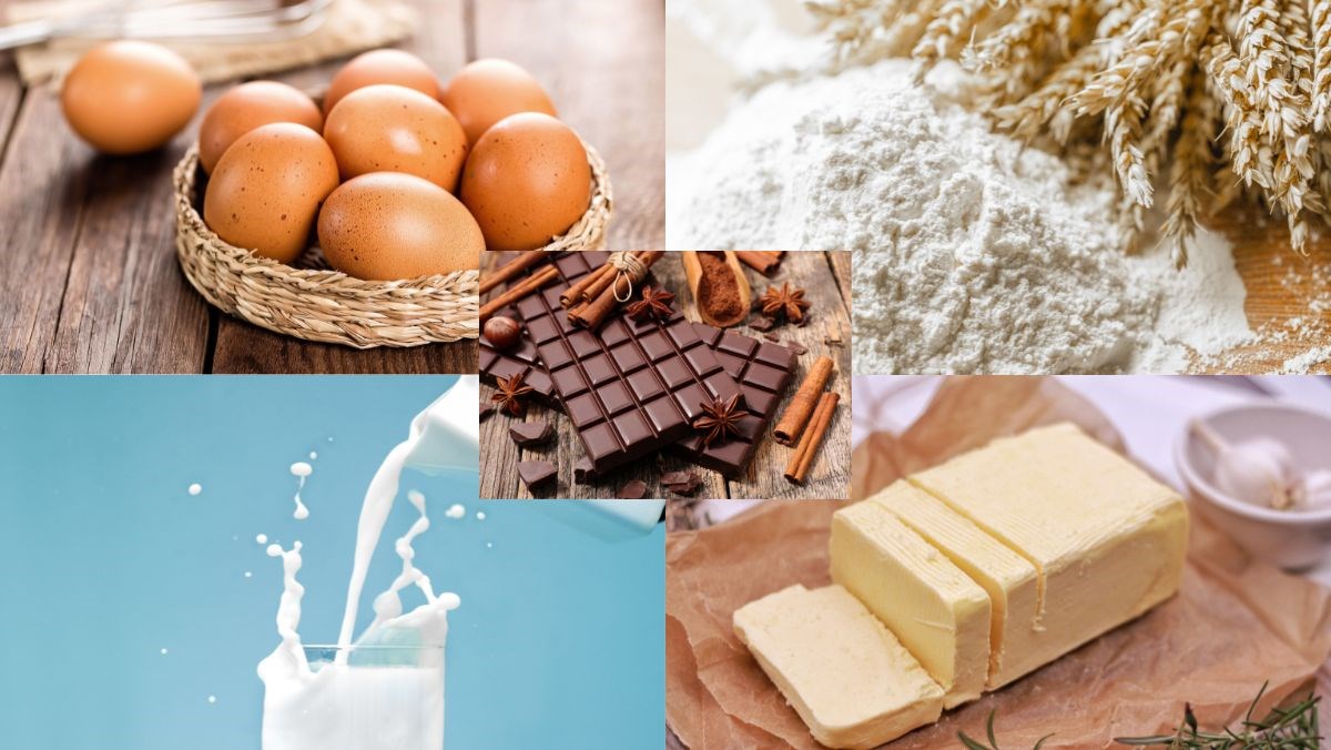Nguyên liệu món ăn bánh eclair