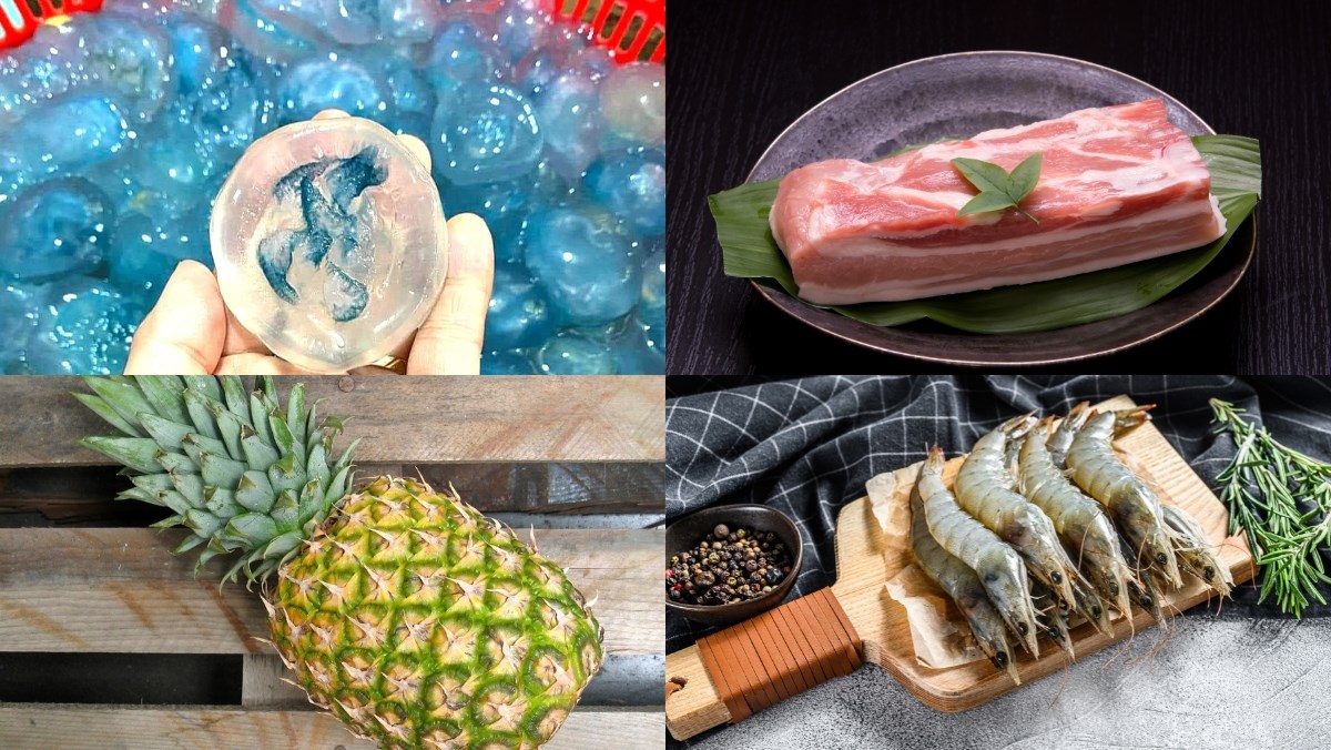 Nguyên liệu món ăn cách làm món bún giấm nuốc huế