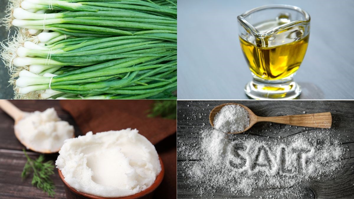 Nguyên liệu món ăn cách làm mỡ hành