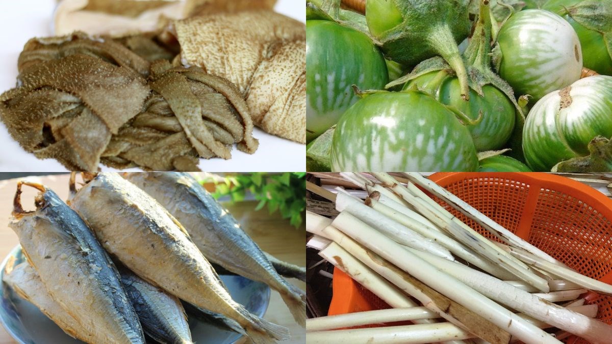 Nguyên liệu món ăn canh thụt