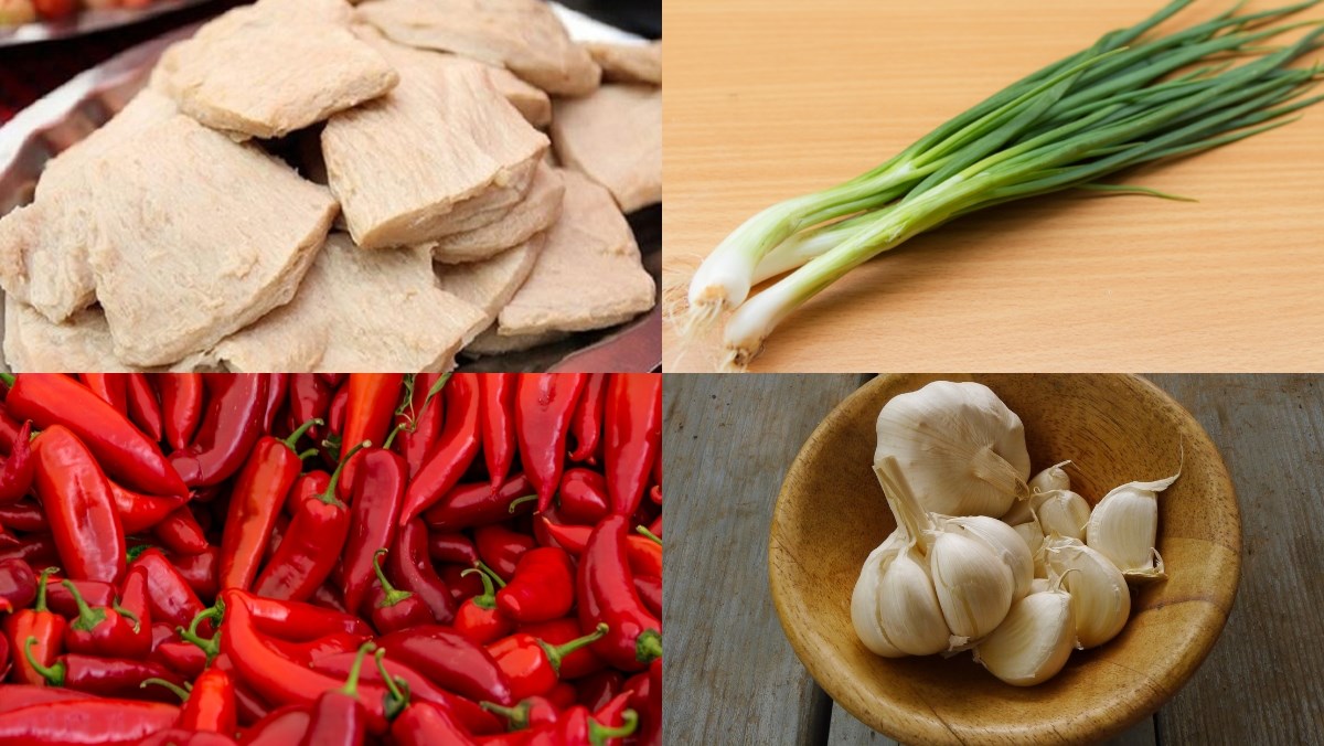 Nguyên liệu món ăn cách làm sườn non chay rim mặn ngọt