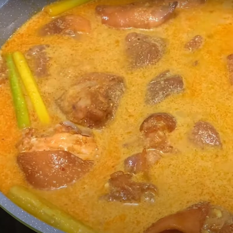 Bước 2 Nấu giả cầy Giò heo giả cầy miền Tây