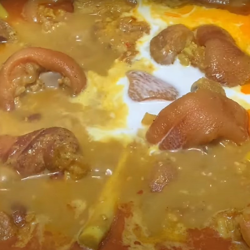 Bước 2 Nấu giả cầy Giò heo giả cầy miền Tây