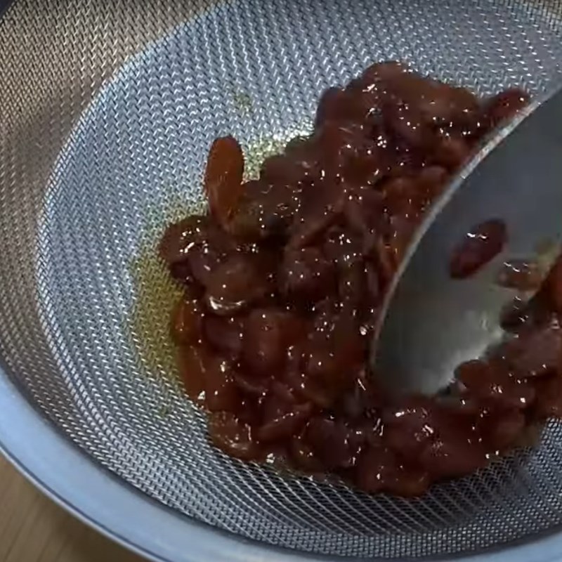 Bước 3 Làm mắm thấm chấm thịt Giò heo giả cầy miền Tây